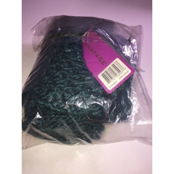 Rampage Women's Knit Scarf in Teal, Retail $36.00 - Picture 4 of 5